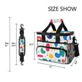 thumbnail image 3 of FORMRS Insulated Cooler Bag 24 Cans Capacity Soft Leakproof Lunch Box with Side Pockets, Colorful Round, 3 of 7