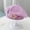 purple, variant on Flower Baby Beret Hat Solid Color Winter Warm Knitted Beanie Cap For Infant Girl