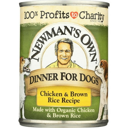 NEWMANS OWN ORGANIC, DOG CAN CHCKN BRN RICE ORG3, 12.7 OZ
