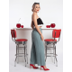 thumbnail image 4 of Pantalón Palazzo para Mujer Pantalón Holgado de Cintura Elástica con Jareta, 4 of 5