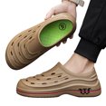 thumbnail image 1 of Zapatos Playa Huecos Cómodos para Chef Shoes Men Caja Punta Ancha Impermeable Sin Deslizamiento Restaurante Hotel, 1 of 9