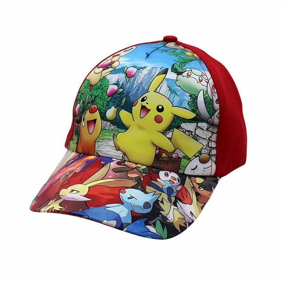 Pokemon Adorable Anime Themed Baseball Cap - Fun CartoonGraphics, Comfortable Fit for Anime Fans