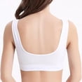 thumbnail image 4 of Sujetador deportivo cómodo sin costuras para mujer con almohadillas extraíbles - 3 piezas, 4 of 5