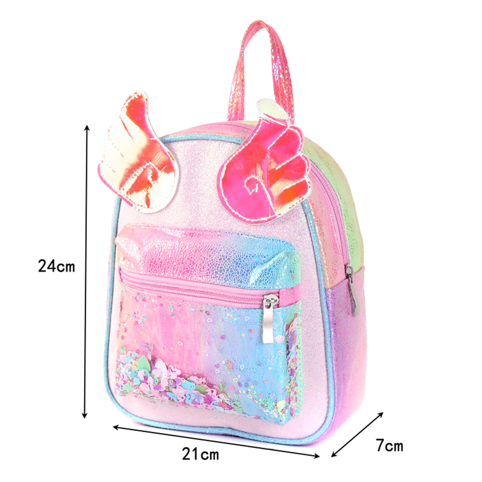  BLUEFAIRY Unicorn Backpack for Girls Kindergarten Elementary  School Bag Cute Lightweight Pink Book Bag Water Resistant 17 Inch Mochila  para 4 5 6 Niñas
