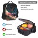 thumbnail image 5 of Easygdp Abstract Peacock Painting Mochila para Niños y Niñas con Set de Caja de Almuerzo y Estuche para Lápices 3 en 1, Mochila Escolar Estampada para Adolescentes, 5 of 7