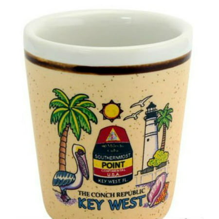 Key West Florida Ceramic Shot Glass