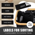 thumbnail image 6 of NUBILY 160L Extra Large 3-Section Laundry Hamper with Lid, Bamboo Frame Oxford Fabric Divided Laundry Basket for Bedroom, Adult(Black), 6 of 8