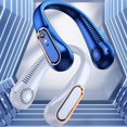 thumbnail image 2 of Wearable Neck Fan for Outdoor, Rechargeable Mini Usb Portable Cooling Fan Box (color) -, 2 of 4