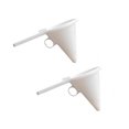 thumbnail image 1 of BEADCEST 2Pcs Cake Decorating Funnel Dispenser Plastic Handheld Cream Icing Batter Pouring Tool for Home, 1 of 4