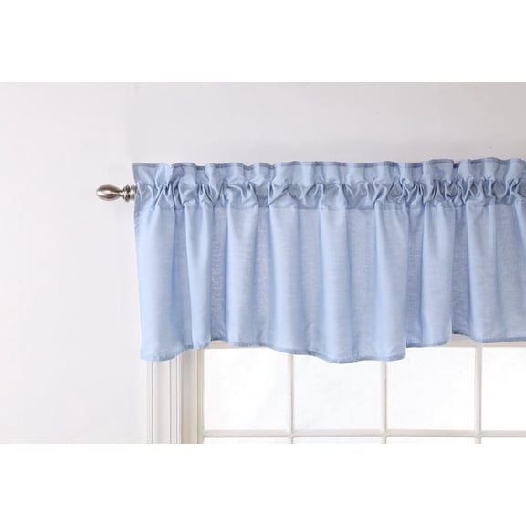 Stylemaster Renaissance Home Fashion Emery Lined Valance, 70-Inch by 20-Inch, Sky
