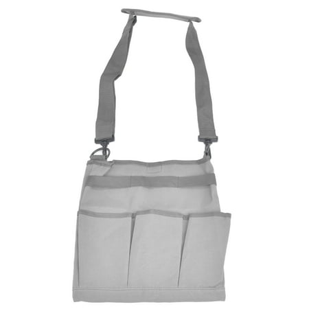 

Canvas Tool Bag Garden Tool Bag Nonslip Shoulder Pad Large Capacity Sturdy Durable Convenient Carrying For Garden Gray