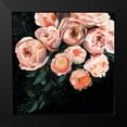 thumbnail image 2 of Borges, Victoria 15x15 Black Modern Framed Museum Art Print Titled - Peachy Blooms II, 2 of 5