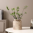 thumbnail image 4 of Ceramic Vase for Flowers, Decorative Terracotta Vase, Farmhouse Vases for Home Decor, Rustic Vintage Vases for Living Room, Kitchen, Bedroom, Office, Coffee Table, 18CM (Brown), 4 of 7