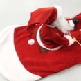 thumbnail image 4 of Matsuzay Abrigo grande de Navidad para invierno para mascotas, Sudadera con capucha bonita, ropa con correa para el pecho, suministros de disfraces Kits de decoración para fiestas S Matsuzay HA008977-01, 4 of 6