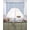 Blue, variant on Grey Branches Swag Kitchen Curtains Sets for Windows 24 Inch Length, Vintage Art Farmhouse Short Window Curtain Panels Swags Valances and Tiers 3 Piece Set for Cafe/Dining Room