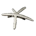 thumbnail image 2 of 2 Pinzas Para El Pelo De Estrella De Mar Bonitas, Pinzas Para El Pelo Para Mujeres Y Niñas, Joyería Plateada, 2 of 7