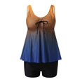 thumbnail image 4 of Women Swimsuits For Women Two Piece Bathing Suits Floral Print Tank Top With Boyshorts Tummy Control Swimming Suits, 4 of 6