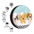 thumbnail image 3 of JUNZAN Cute Dog In Bathtub1 Spare Tire Cover Wheel Protector for Truck SUV Trailer Camping Rv Tire Covers-15 inch, 3 of 8