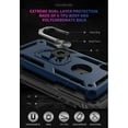 thumbnail image 3 of Phone Case for iPhone XR,[ Military Grade ] 15ft. Drop Tested Protective Case with Magnetic Car Mount Ring Holder Stand Cover for iPhone XR - Blue, 3 of 6