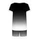 thumbnail image 3 of Conjunto de Pantalones de Cuello Redondo Y Cordón de Manga Corta Impresa para Mujeres Conjunto de Poliéster, Desgaste Casual sin Posicionamiento para Mujeres, 3 of 5