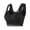 Black, variant on QLEICOM Everyday Bras for Women, Women's Comfort Lift Wirefree Bra Lace Beauty Back Solid Strap Wrap Plus Size Bras Underwear Bras No Underwire Beige Cup 70D