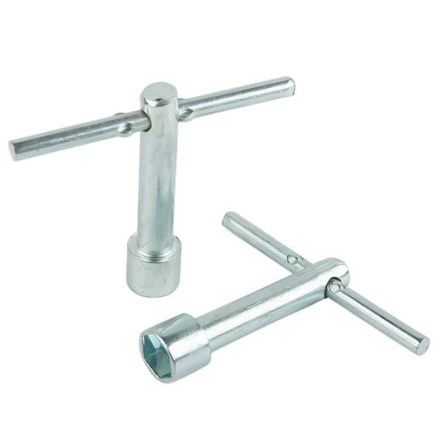 2PCS 10mm Hex Socket Wrench T Shape Handle Deep Nut Driver Steel Hand Tool
