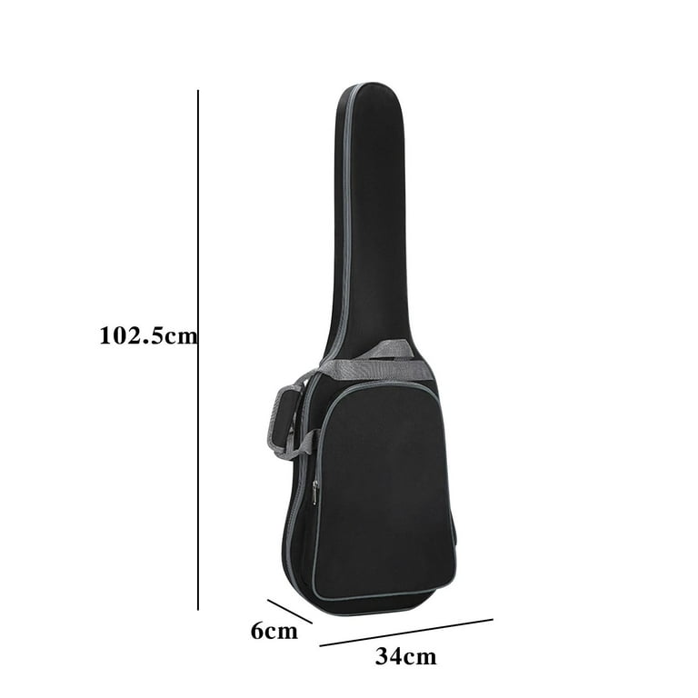 Portable Electric Guitar Bag with Pockets Guitar Gig Bag Guitar Travel Case
