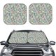 thumbnail image 2 of Balery Rose Flowers Parasol para parabrisas de coche de 2 piezas | Parasol plegable para parabrisas delantero de coche para la mayoría de sedanes-Small, 2 of 6