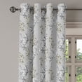thumbnail image 3 of Ambesonne Peony Grommet Curtain, Pastel Nature Tones Flowers, 50"x63", Grey Multicolor, 3 of 5