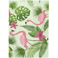 thumbnail image 6 of Coolnut Flamingo Tropical Flowers Tablecloth Modern Table Cover for Home Decoration, Spill Proof Cloth Washable for Dinner Picnic, 60"x90", 6 of 6