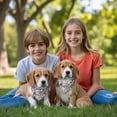 thumbnail image 3 of Dog Bandana 2 Pack,Pioneer Flower Floral Print Pattern Bandanas for Dogs,Cat Bandana,Small/ Large Dog Bandana 2 Size,Dog Bandanas Girl Boy, 3 of 6