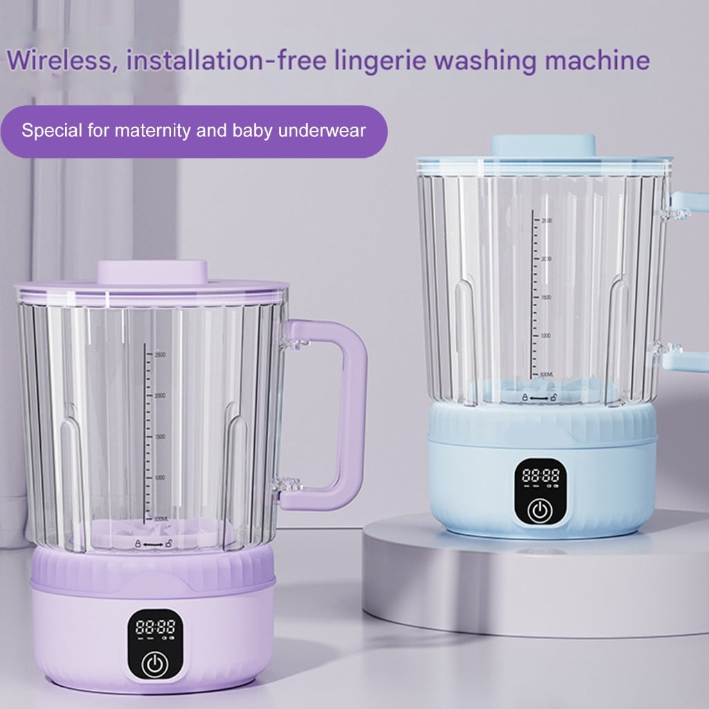 PatungKu 2.5L Capacity Tiny Transportable Washer Denial Outlet Required More unsullied Delicate Fabrics Laundry