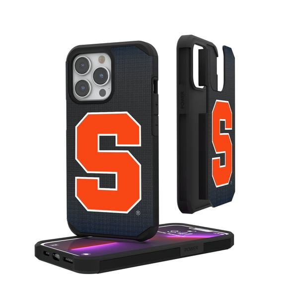 Syracuse Orange Linen Logo iPhone Rugged Case