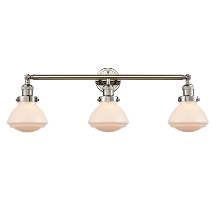 Innovations Lighting 205-PN-G321 Olean 3 Light 31 Wide Bathroom Vanity Light - White