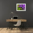 thumbnail image 3 of Grayscale 32x25 White Modern Wood Framed Museum Art Print Titled - Flower Spot III, 3 of 4
