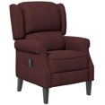 thumbnail image 1 of HOMCOM Fauteuil Inclinable de Massage Fauteuil Inclinable à Poussée avec Repose-Pieds, 1 of 10