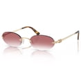 thumbnail image 1 of Gafas de Sol Retro TYA Ovaladas Pequeñas Sin Montura UV400 para Mujer y Hombre, 1 of 9