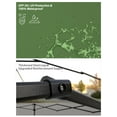 thumbnail image 4 of Yeshouse carpa plegable de 3x3 m para patio, montaje con un solo botón, incluye bolsa con ruedas, 4 bolsas de peso y 3 alturas ajustables, ideal para fiestas, camping y playa, 4 of 8