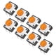 thumbnail image 5 of Interruptor de botón táctil, 20 piezas, 12 x 12 x 7,3 mm, interruptores industriales de pulsación táctil, interruptor táctil de luz LED, diseño aerodinámico, 5 of 12