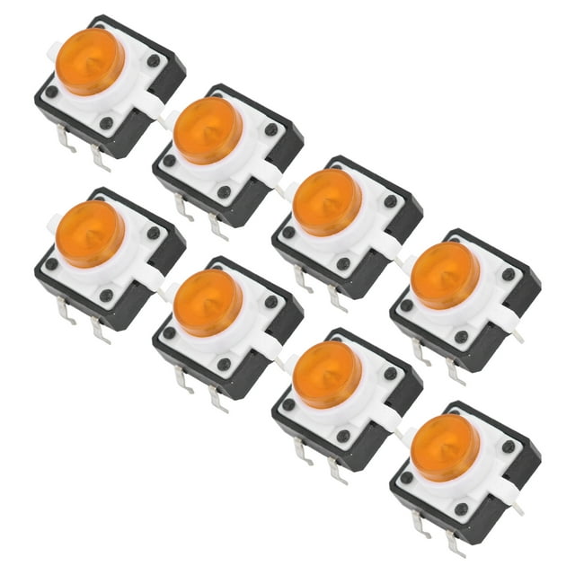 Tactile Push Button Switch LED Momentary Button Switch Industrial Switches TV Audio Equipment Computers