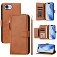 thumbnail image 4 of FOXDOCK Funda Tipo Cartera para Tecno Pop 10 Cuero PU con Cremallera y Correa de Muñeca, Ranuras para Tarjetas, Soporte Plegable, Cierre Magnético, 4 of 5