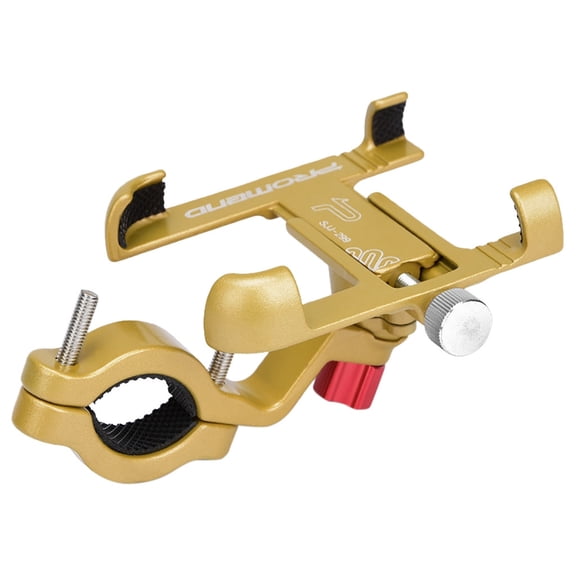 PROMEND Universal Motorcycle Phone Mount Bracket Holder Clip for Secure Handlebar Attachment and Easy Device