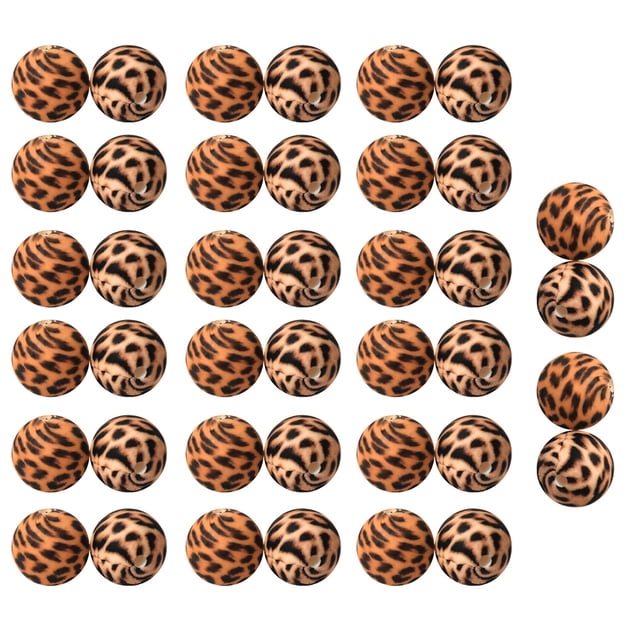 40 cuentas de silicona, cuentas para hacer collares y pulseras para manualidades, juego de joyería, cuentas de silicona de colores de 12 mm, cuentas redondas surtidas a granel