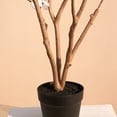 thumbnail image 5 of DR.Planzen 2 Pack 3ft Artificial White Dogwood Tree, Lifelike Faux Dogwood Flower Tree with Green Leaves for Home Decor Indoor Outdoor, Spring Decoration for Living Room Office, 5 of 9