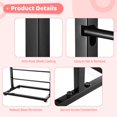 thumbnail image 4 of Ribbon Holder Storage Rack, 5 Tier Ribbon Organizer Rack, Carbon Steel Display Rack for Crochet Thread Spool Wrapping Paper Washi Tape, Practical for Handicraft Enthusiasts Cake Shops Florists, 4 of 7