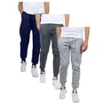 thumbnail image 1 of Galaxy By Harvic Men's Fleece Jogger Sweatpants (2-Pack & 3-Pack, S-2XL), 1 of 3