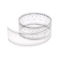 thumbnail image 1 of Unique Bargains Film Flexible Ruler 60cm 0.1mm Scale with R Angle & Width Lines PET Plastic Folding Straight Ruler, 1 of 6