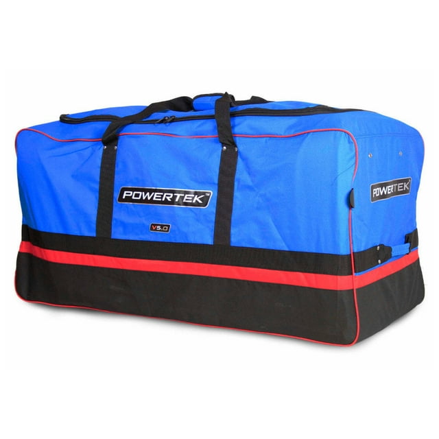 V5.0 Sac d'Équipement de Gardien Powertek avec Roues - 38"x18"x18 Pouces/bleu Pâle