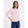 thumbnail image 2 of U.S. Polo Assn. Women's Classic Cable Crew Neck Sweater, Sizes XS-XL, 2 of 4