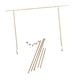 thumbnail image 2 of sobre el soporte de varilla de mesa Arco de mesa de metal Oro, 2 of 9